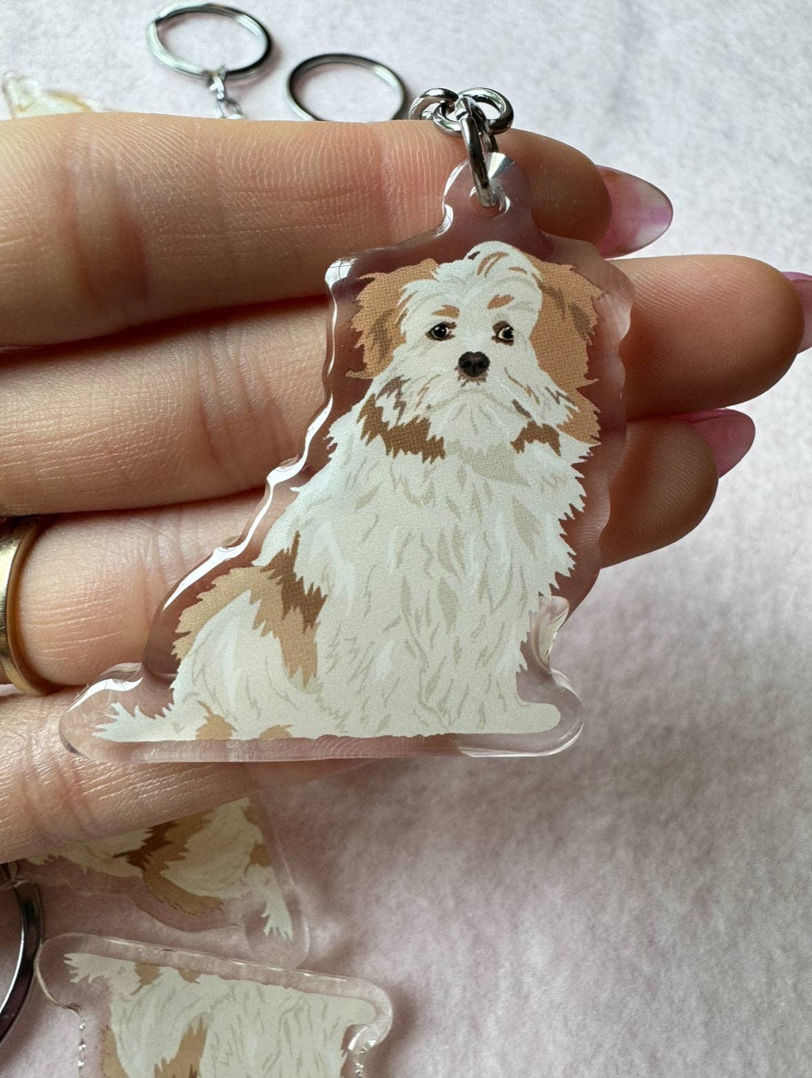 Lhasa Apso Keychain