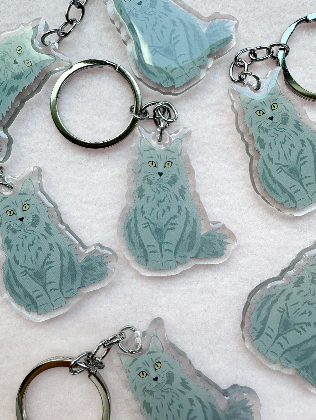 Nebelung Keychain