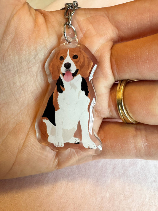 Beagle Keychain