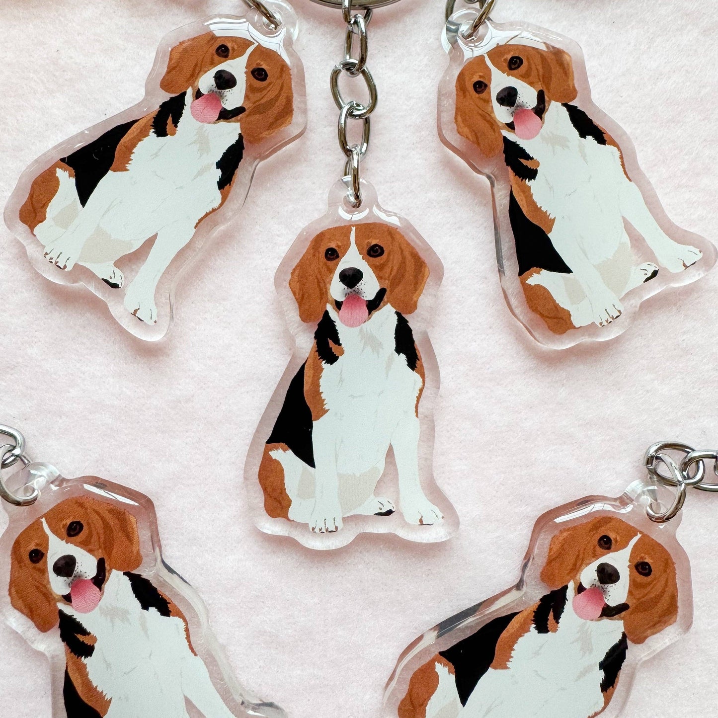 Beagle Keychain