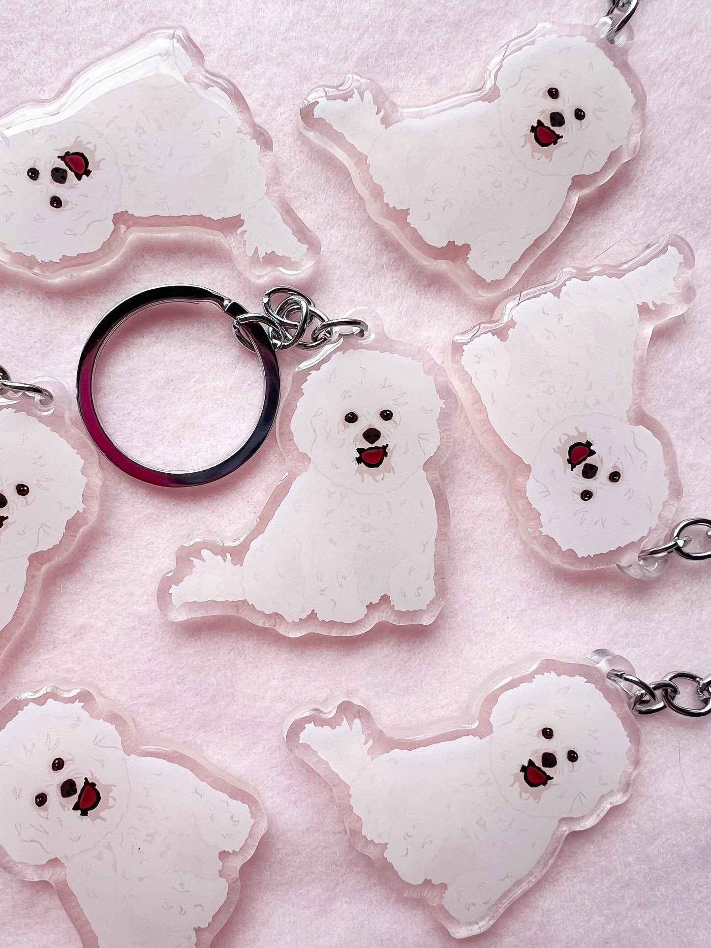 Bichon Frisé Keychain