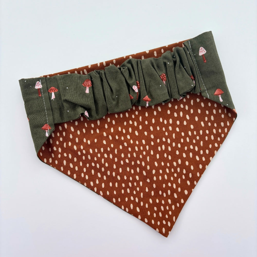 Olive Mushroom Bandana