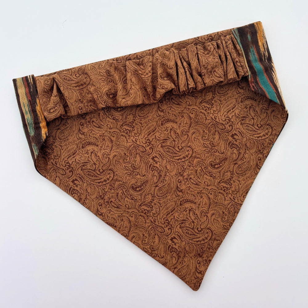 Tooled Leather Bandana