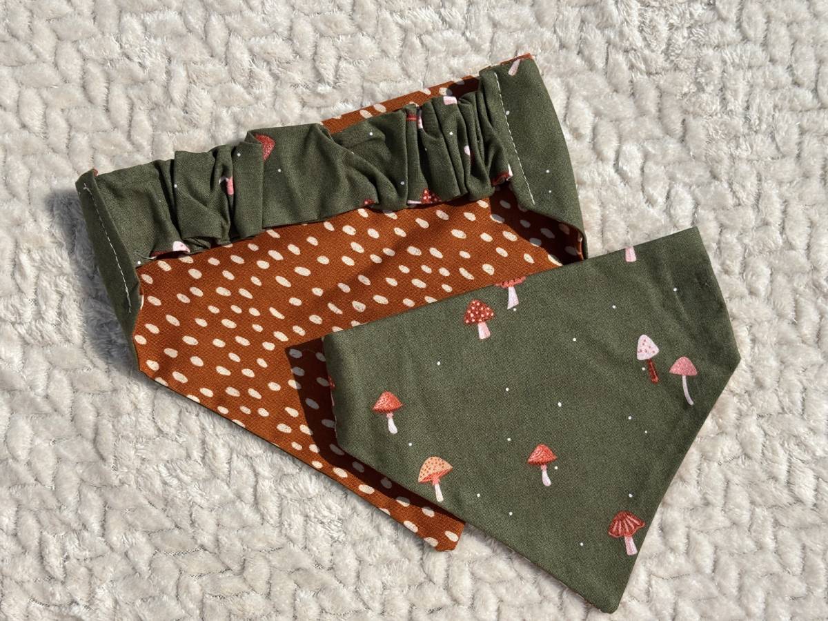 Olive Mushroom Bandana