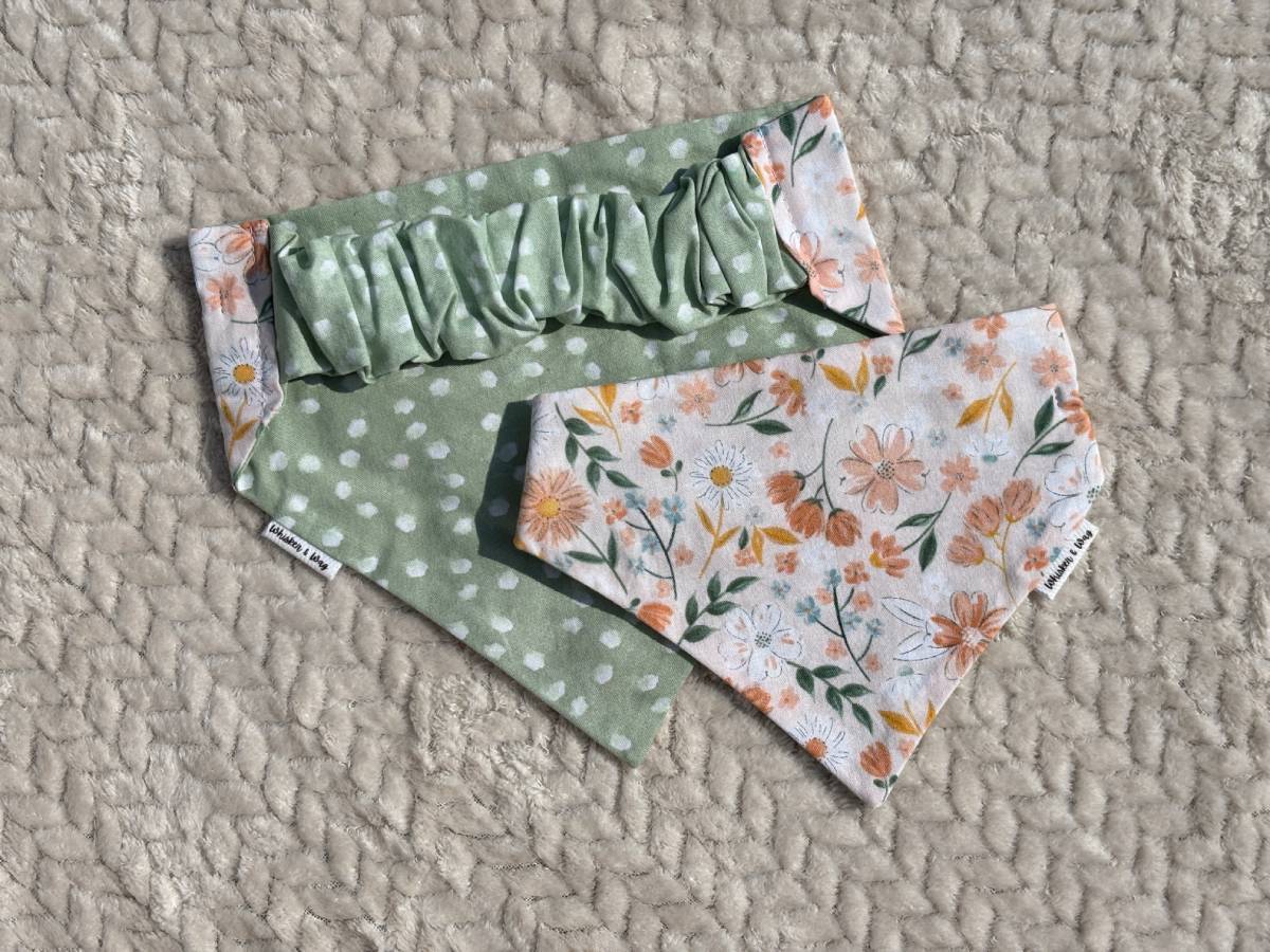 Peachy Florals Bandana