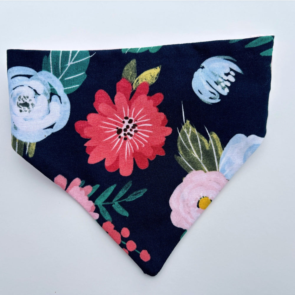 Gingham Floral Bandana