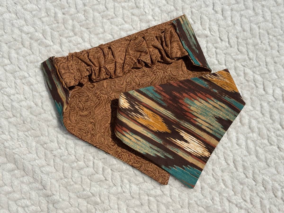 Tooled Leather Bandana
