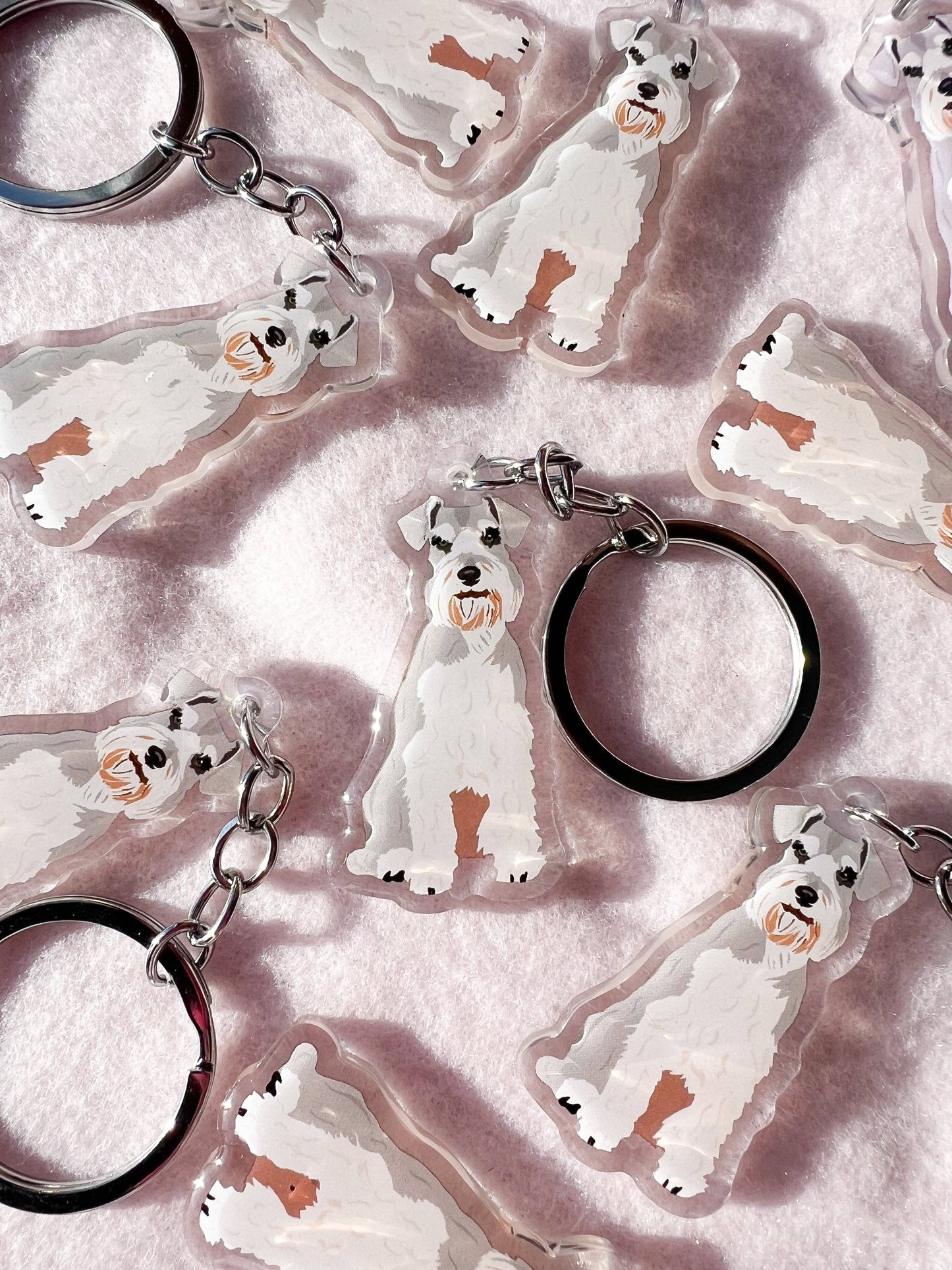 Schnauzer Keychain