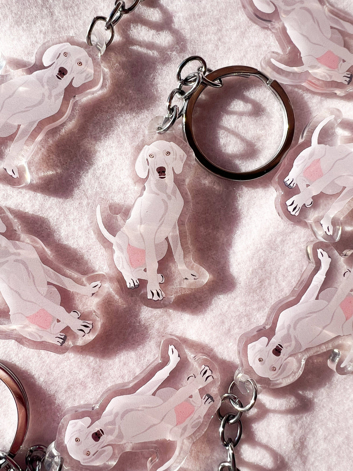 Weimaraner Keychain