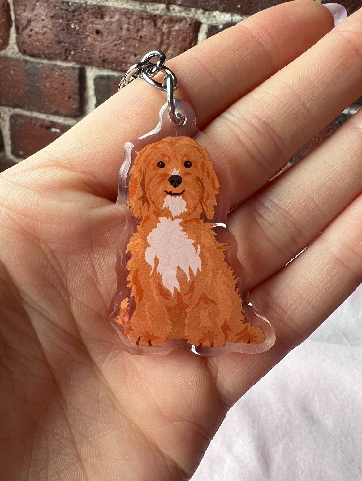 Cavapoo Keychain