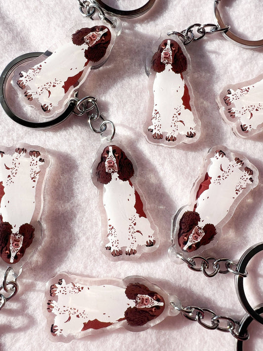 English Springer Spaniel Keychain